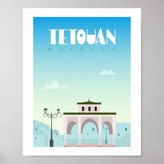 Tetouan city morocco poster (Front)