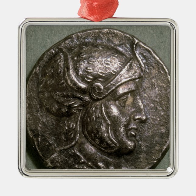 Tetradrachma of Seleucus I  King of Syria Metal Tree Decoration (Front)