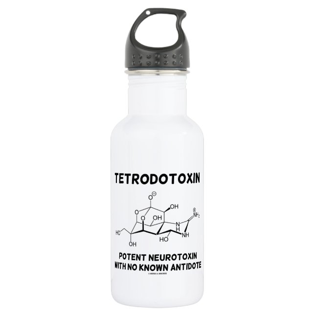 Tetrodotoxin Potent Neurotoxin With No Antidote 532 Ml Water Bottle (Front)