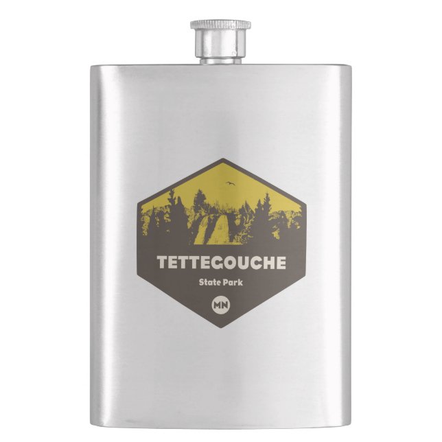 Tettegouche State Park, Minnesota Hip Flask (Front)