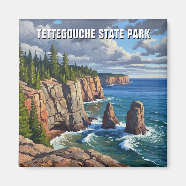 Tettegouche State Park Minnesota Travel Magnet (Front)