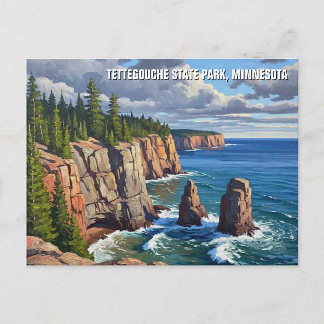 Tettegouche State Park Minnesota Travel Postcard (Front)