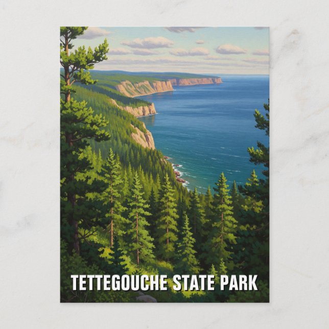 Tettegouche State Park Minnesota Travel Postcard (Front)