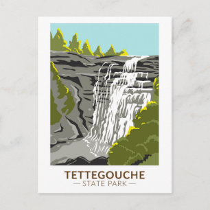 Tettegouche State Park Minnesota Vintage Postcard