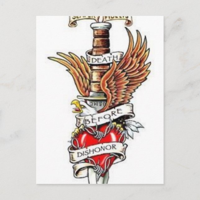 Teufel Hunden Postcard (Front)