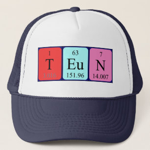Teun periodic table name hat