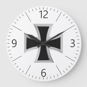 Teutonic cross large clock