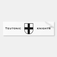 Teutonic Knights Bumper Sticker