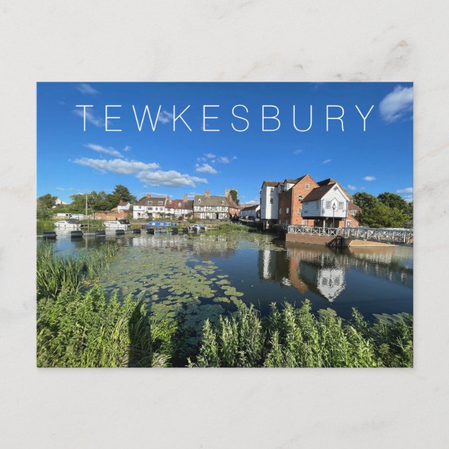 Tewkesbury Holiday Postcard (Front)
