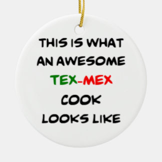 tex-mex cook, awesome ceramic tree decoration