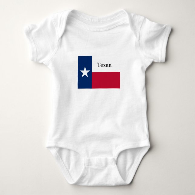 Texan baby sleeper or toddler t-shirt baby bodysuit (Front)