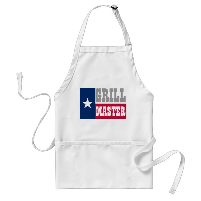 Texan BBQ apron for grill masters | Texas flag (Front)