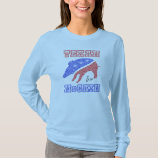 Texan for McCain Vintage Long Sleeve Womens Shirt