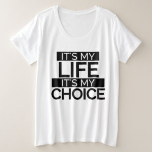 Texan Pro Choice Protesting Banner Plus Size T-Shirt