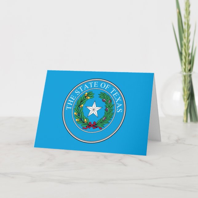 Texan Seal, Seal of Texas Card (Front)