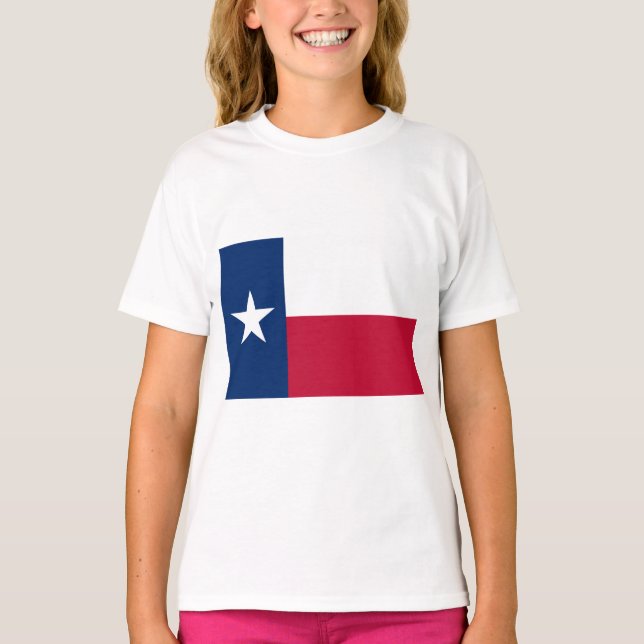 Texan State Flag (Texas) T-Shirt (Front)