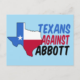 Texans Against Greg Abbott Postcard
