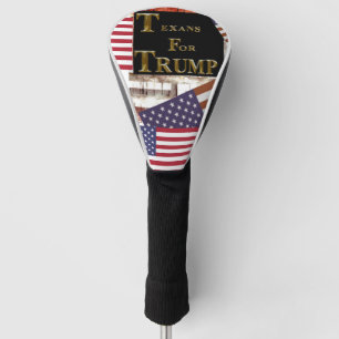 TEXANS FOR TRUMP GOLF HEAD COVER
