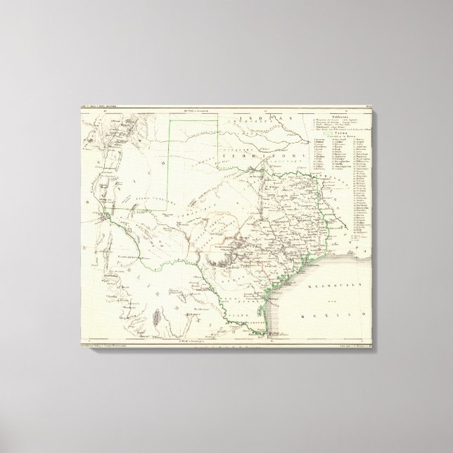 Texas 14 canvas print (Front)