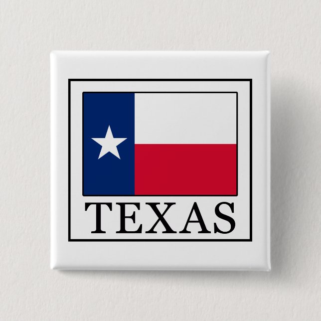 Texas 15 Cm Square Badge (Front)