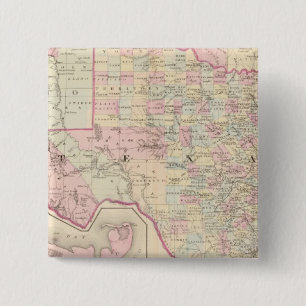 Texas 15 Cm Square Badge