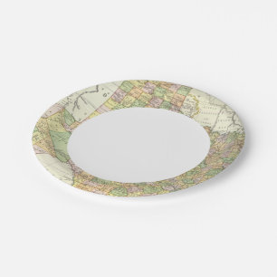 Texas 15 paper plate