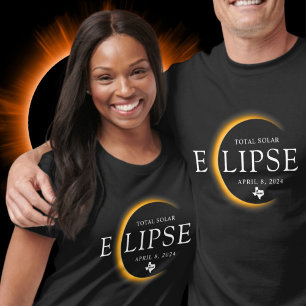 Texas 2024 Total Solar Eclipse Viewing Party T-Shirt