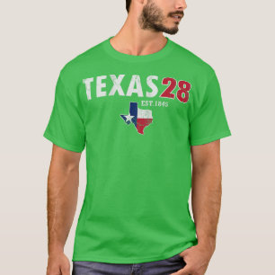 Texas 28th State 1845 Vintage Texan T-Shirt