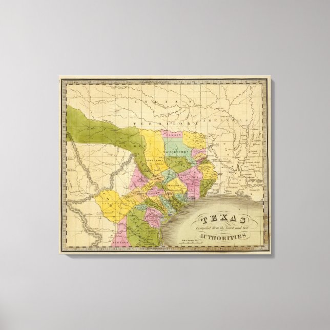 Texas 5 canvas print (Front)