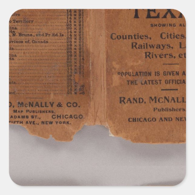 Texas 5 square sticker (Front)