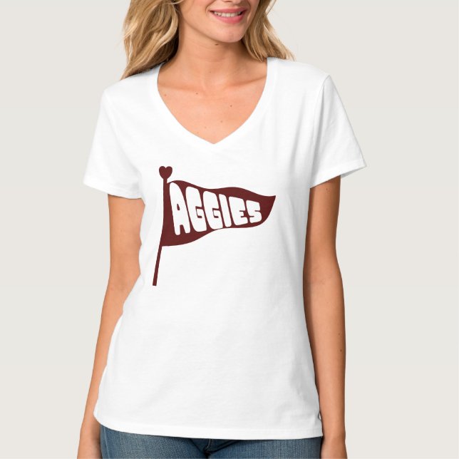TEXAS A&M AGGIES T SHIRT (Front)