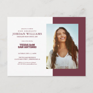 Texas A&M San Antonio Announcement Postcard
