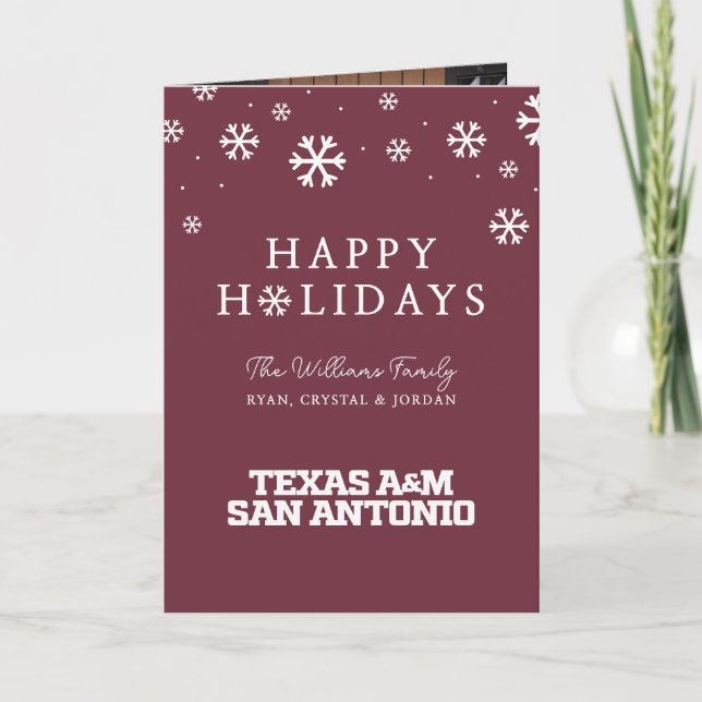 Texas A&M San Antonio Holiday Card (Front)