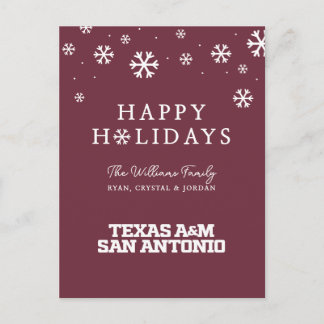 Texas A&M San Antonio Holiday Postcard