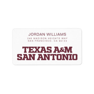 Texas A&M San Antonio Label