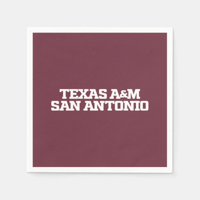 Texas A&M San Antonio Napkin (Front)