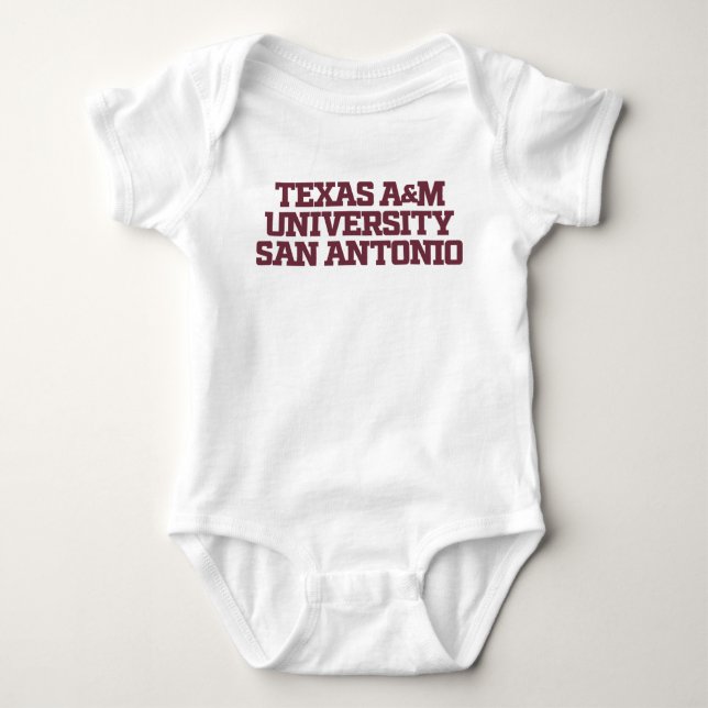 Texas A&M University-San Antonio 3 Baby Bodysuit (Front)