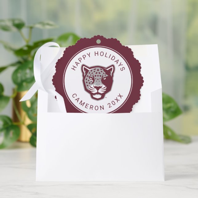 Texas A&M University-San Antonio | Jaguars 3 Tree Decoration Card (Envelope)