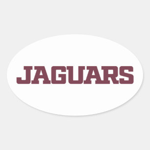 Texas A&M University-San Antonio Jaguars Oval Sticker