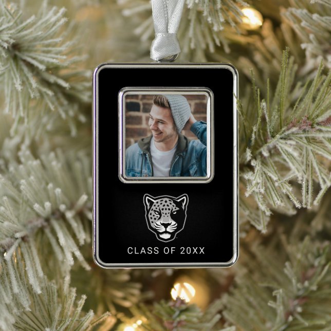 Texas A&M University-San Antonio | Jaguars Silver Plated Framed Ornament (Tree)