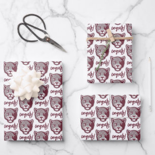 Texas A&M University-San Antonio   Jaguars Wrapping Paper Sheet