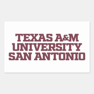 Texas A&M University-San Antonio Rectangular Sticker