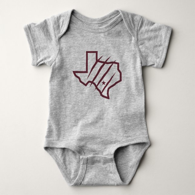 Texas A&M University-San Antonio | State Logo 2 Baby Bodysuit (Front)