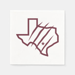 Texas A&M University-San Antonio   State Logo Napkin