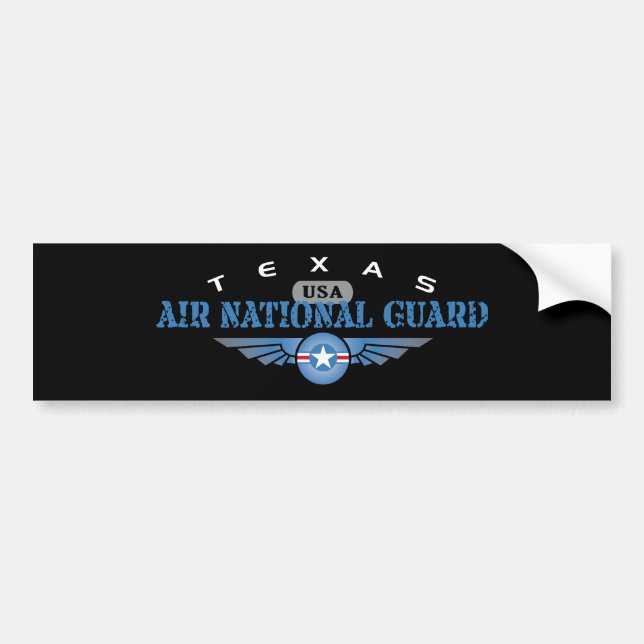 Texas Air National Guard Bumper Sticker (Front)