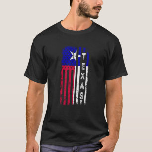 Texas American Flag Home State of Texas Flag T-Shirt