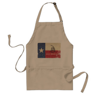 Texas and Gadsden Flag Standard Apron