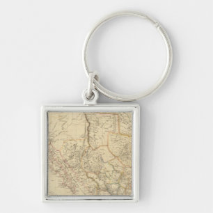 Texas and Mexico Key Ring