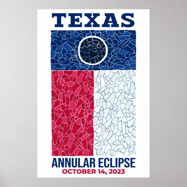 Texas Annular Eclipse Poster (Front)