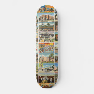 Texas Antique Postcard Skateboard